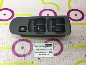 Comando de Vidros Frt / Esq Mitsubishi Colt IV de 2005 - Ref OEM :  MR587475